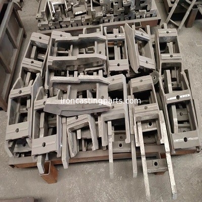 Engneering Machinery  Wearing Casting Parts Cast Iron Lost Foam Casting